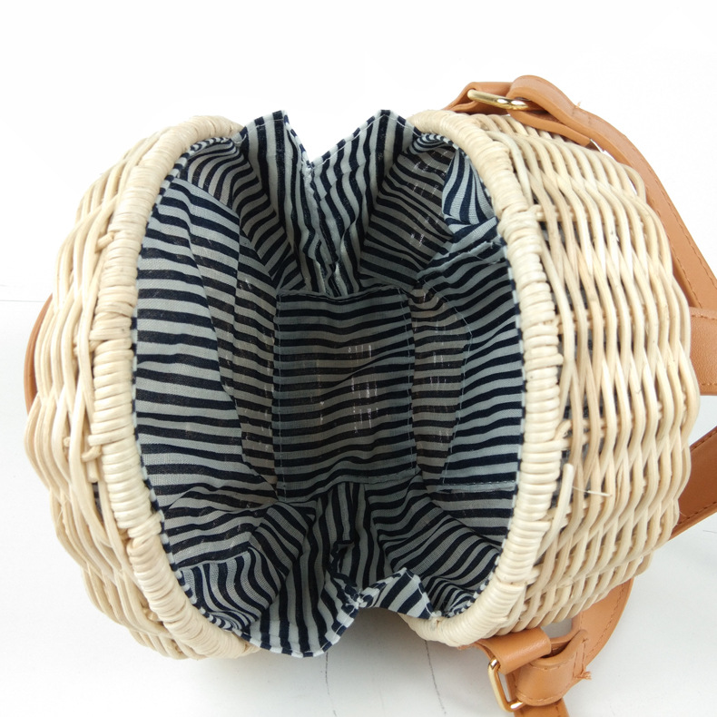 Wicker Rattan Bag Handmade Purse