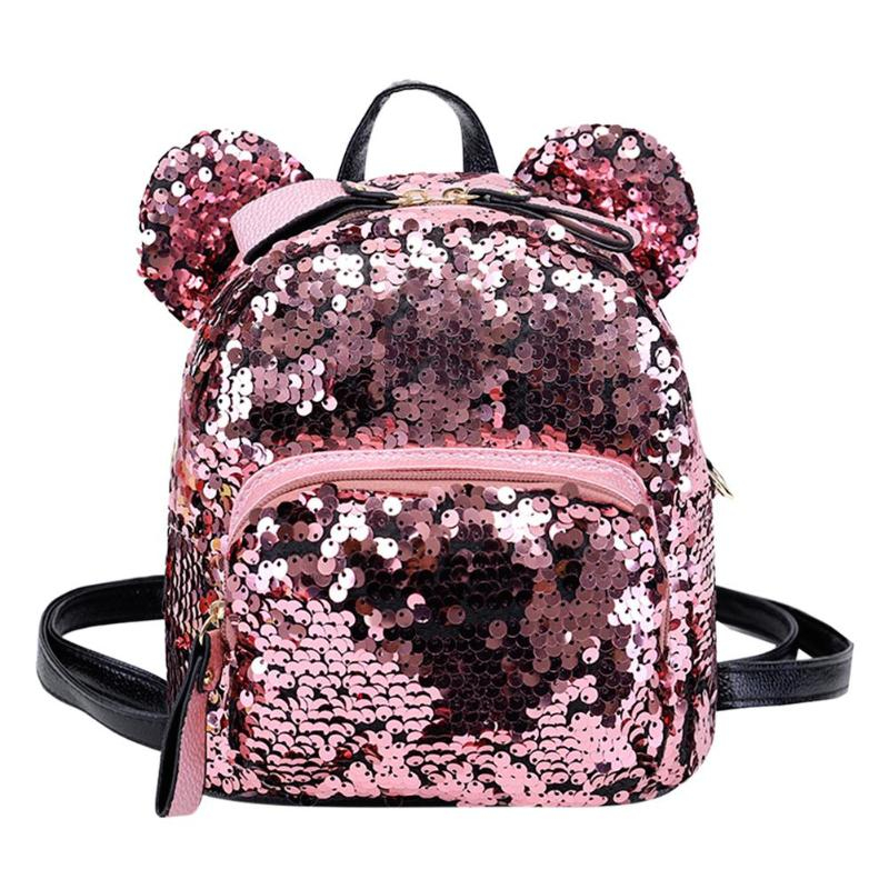 Fashion Backpack Sequins Lady Bag