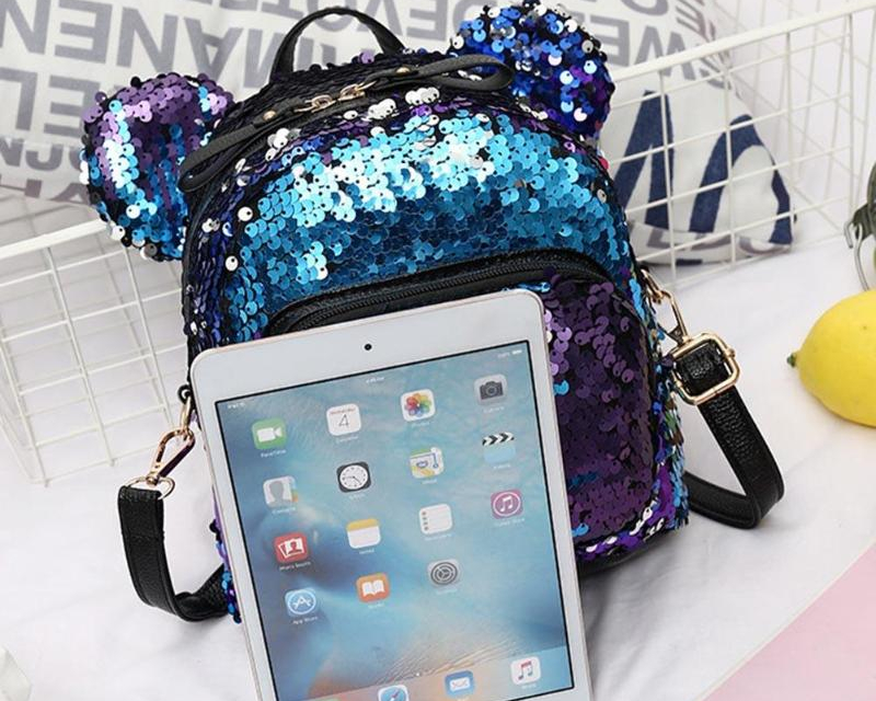 Fashion Backpack Sequins Lady Bag