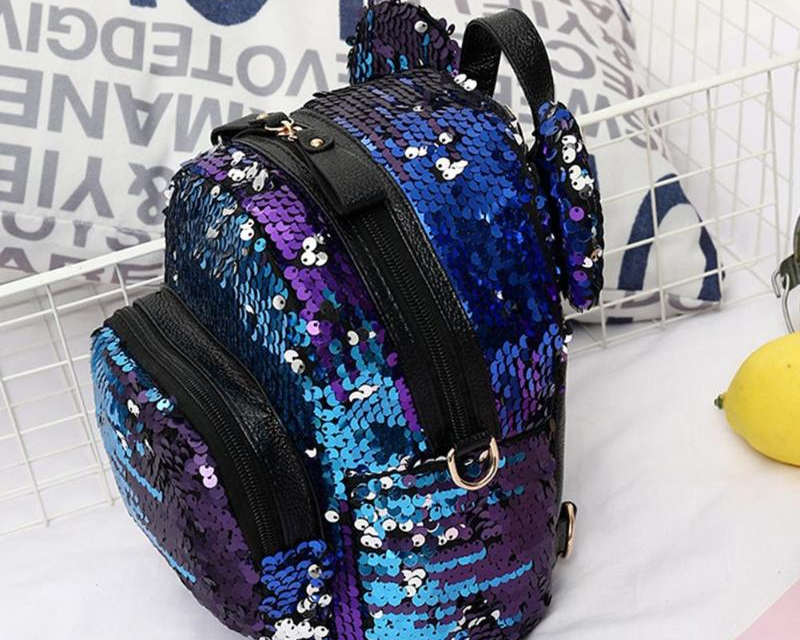 Fashion Backpack Sequins Lady Bag