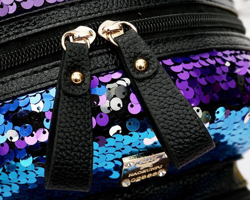 Fashion Backpack Sequins Lady Bag