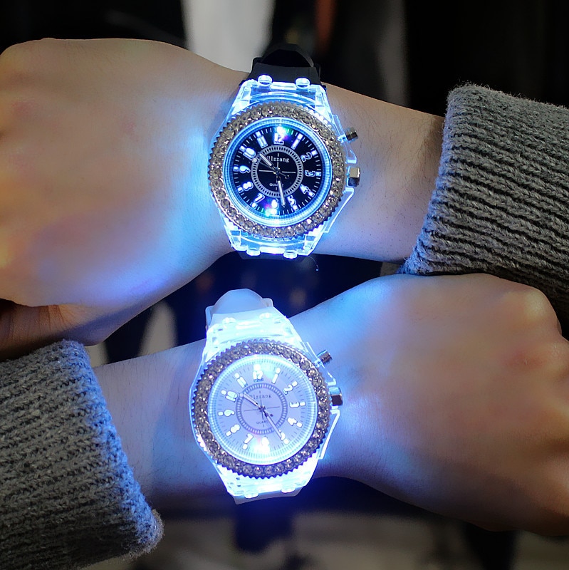 Unisex Luminous Watch LED Wristwatch