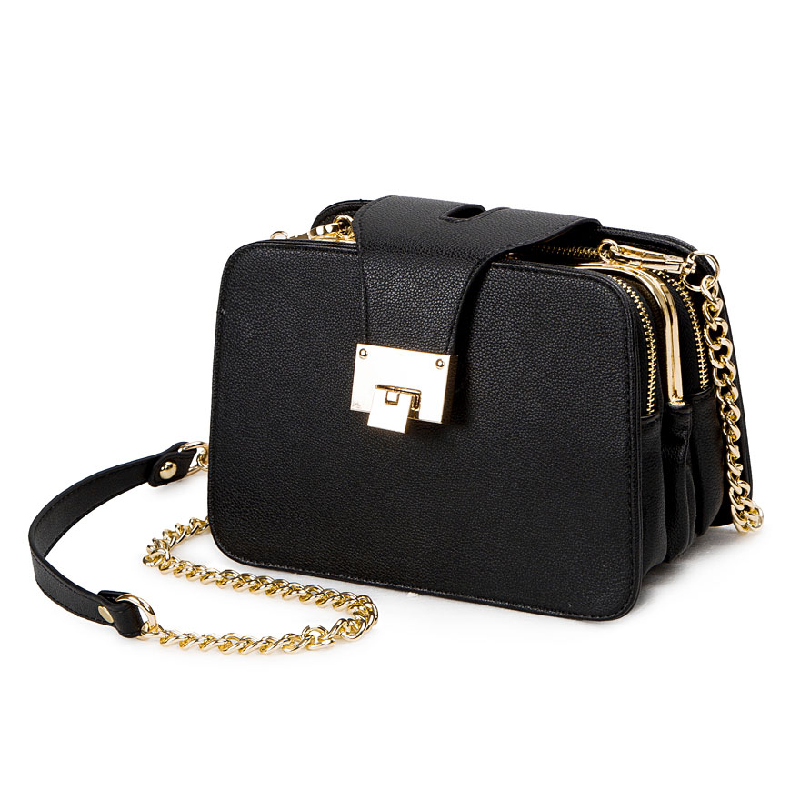 Small Shoulder Bag Black Clutch