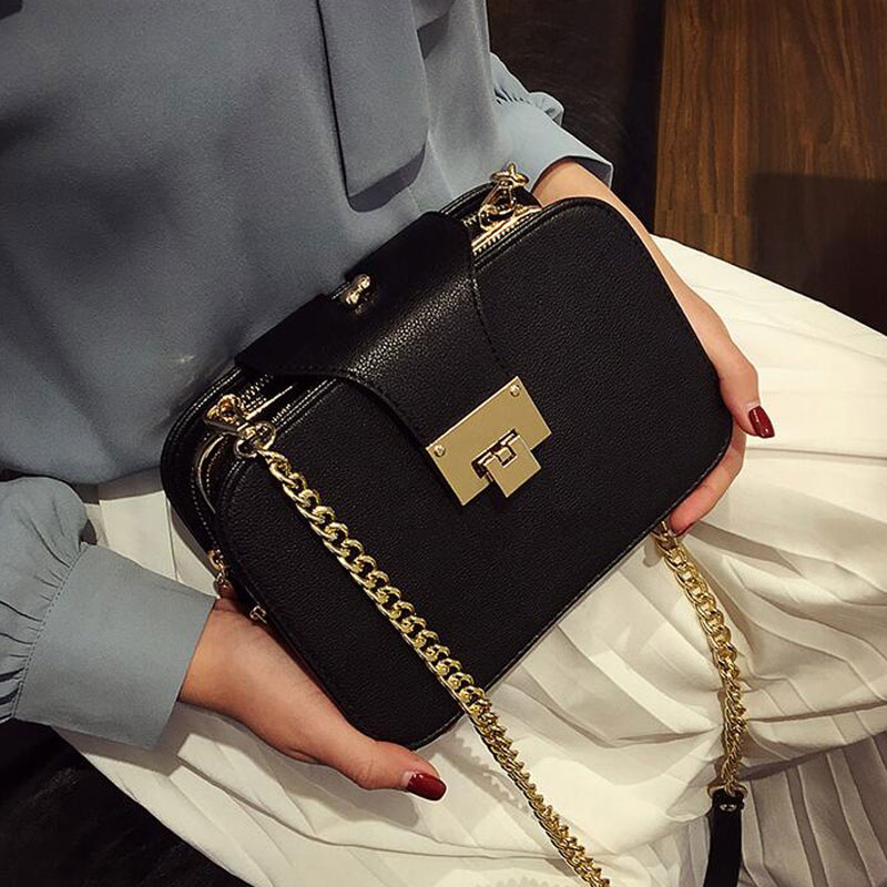 Small Shoulder Bag Black Clutch