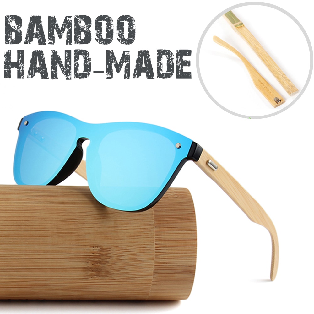 Bamboo Wooden Sunglasses Fashion Lens