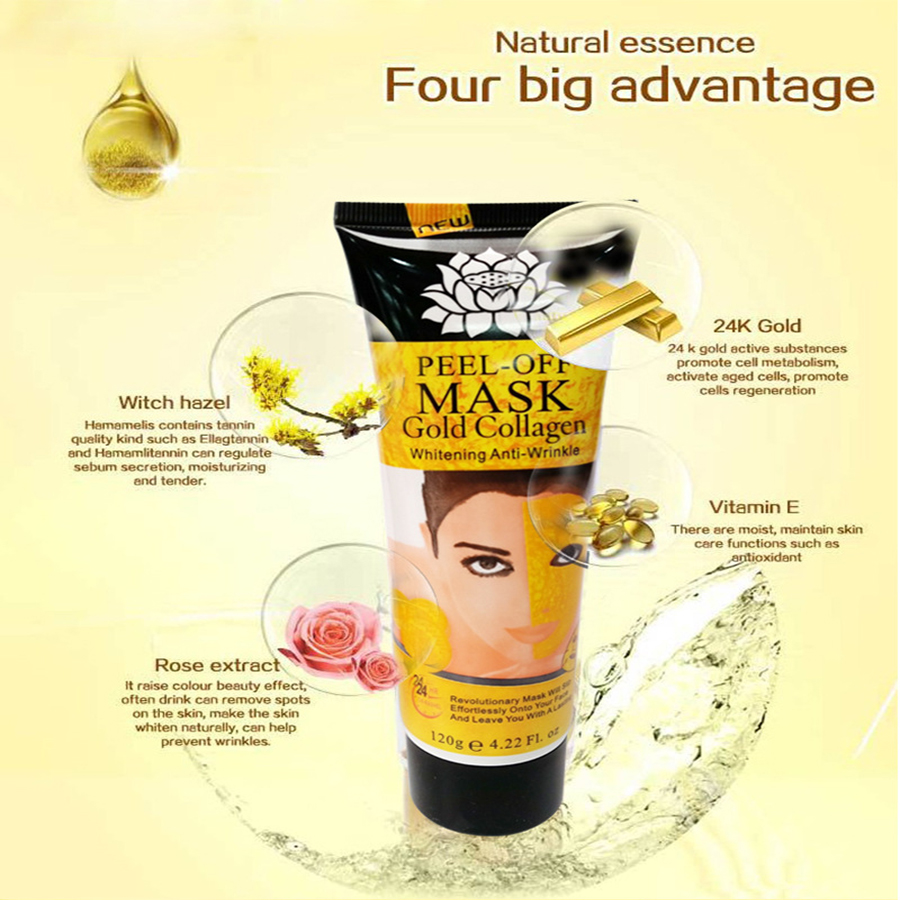 24K Gold Collagen Peel-Off Face Mask