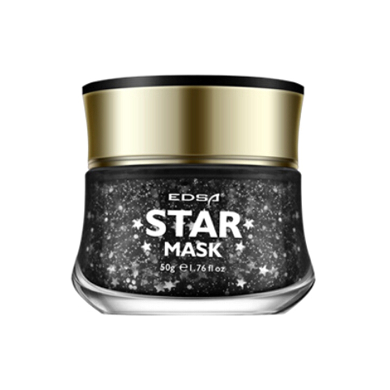 Black Star Glitter Peel-Off Face Mask