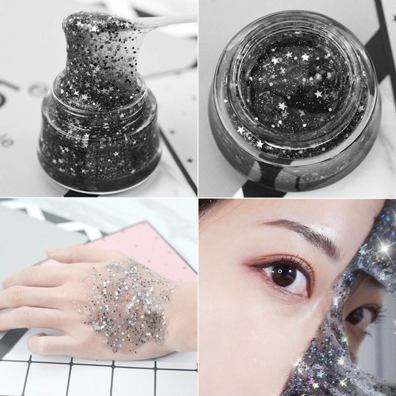 Black Star Glitter Peel-Off Face Mask