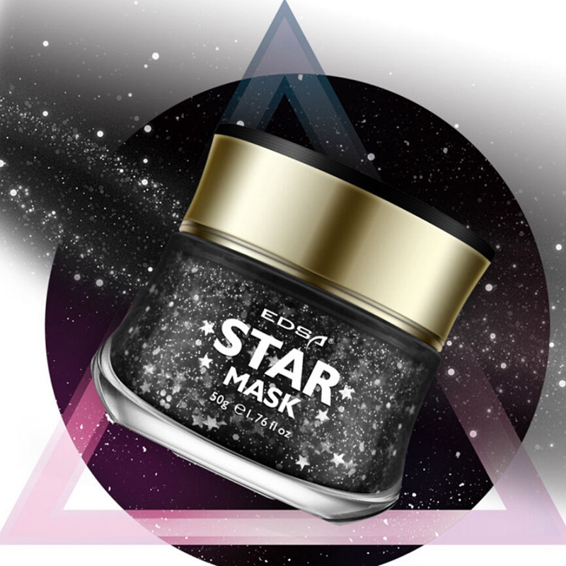 Black Star Glitter Peel-Off Face Mask