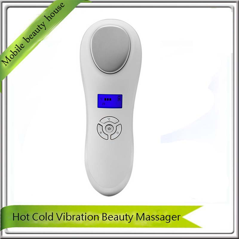 Hot And Cold Sonic Vibration Face Massage Beauty Tool