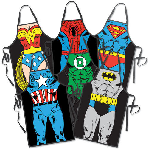 Funny Superhero Cooking Apron