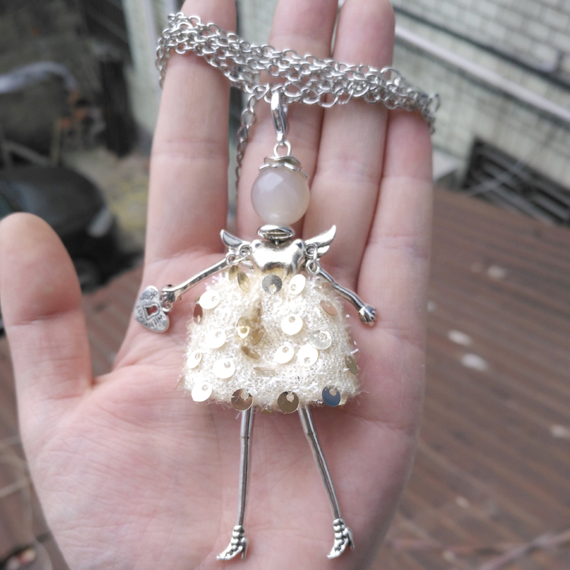 Doll Design Long Women Necklace