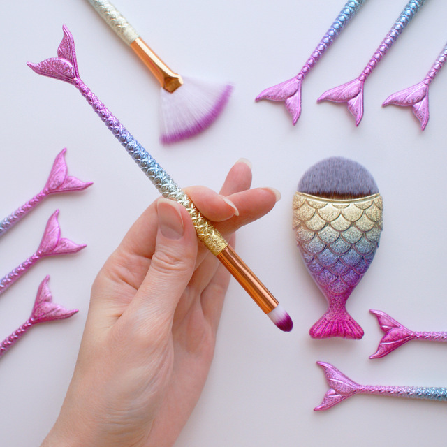 Mermaid Makeup Brushes