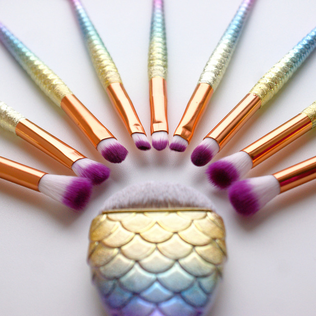 Mermaid Makeup Brushes