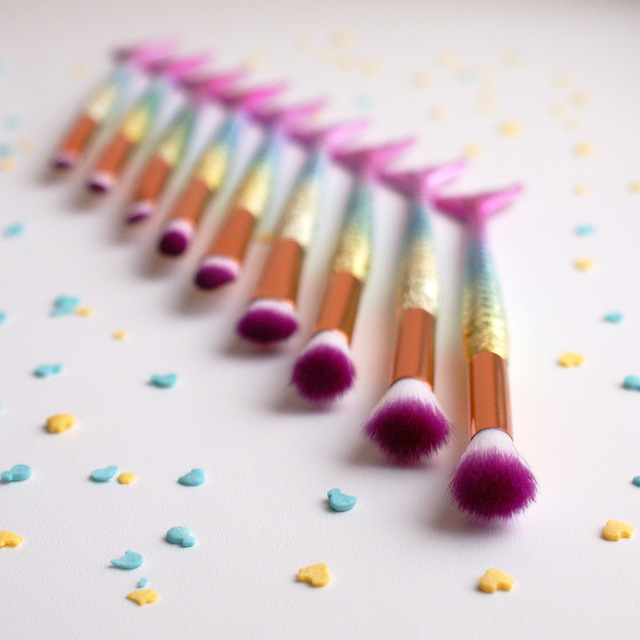 Mermaid Makeup Brushes