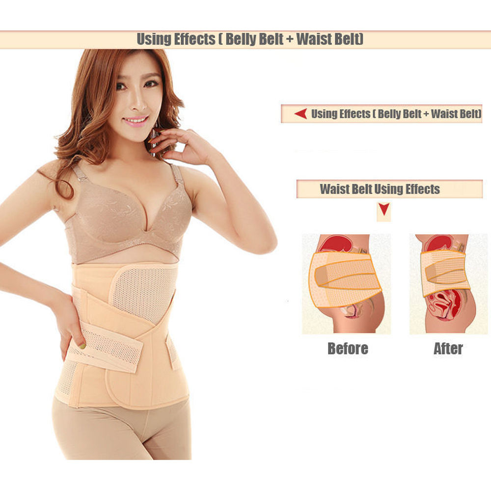 Body Shaper Girdle Waist Cincher 3 in 1