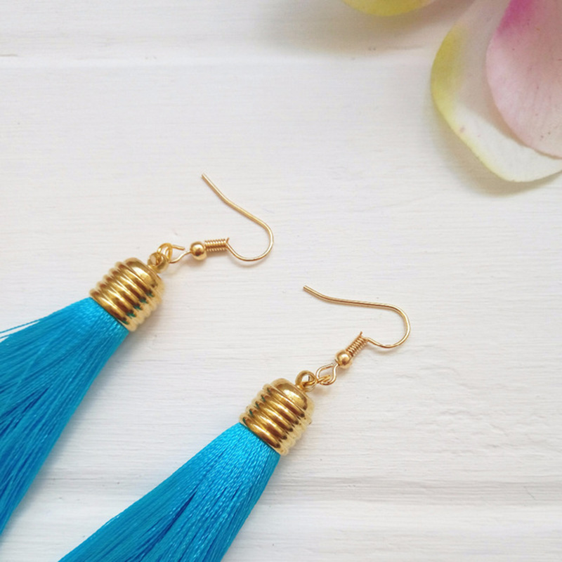 Elegant Long Tassel Earrings