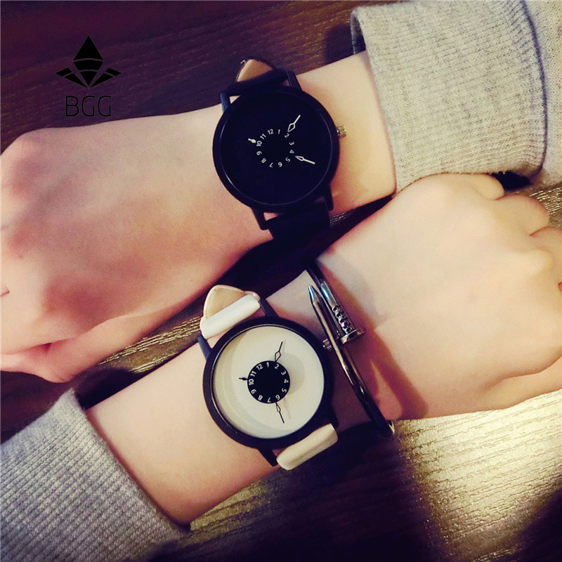 Black &#038; White Quartz Watches For Him &#038; Her