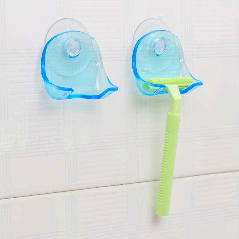 1pc Bathroom Suction Cup Shaver Holder