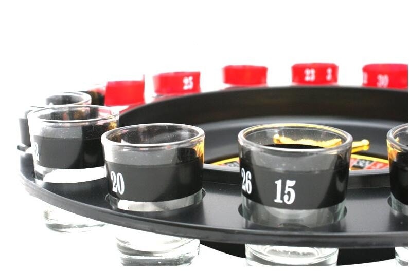 Glass Shot Roulette Adult Drinking Game