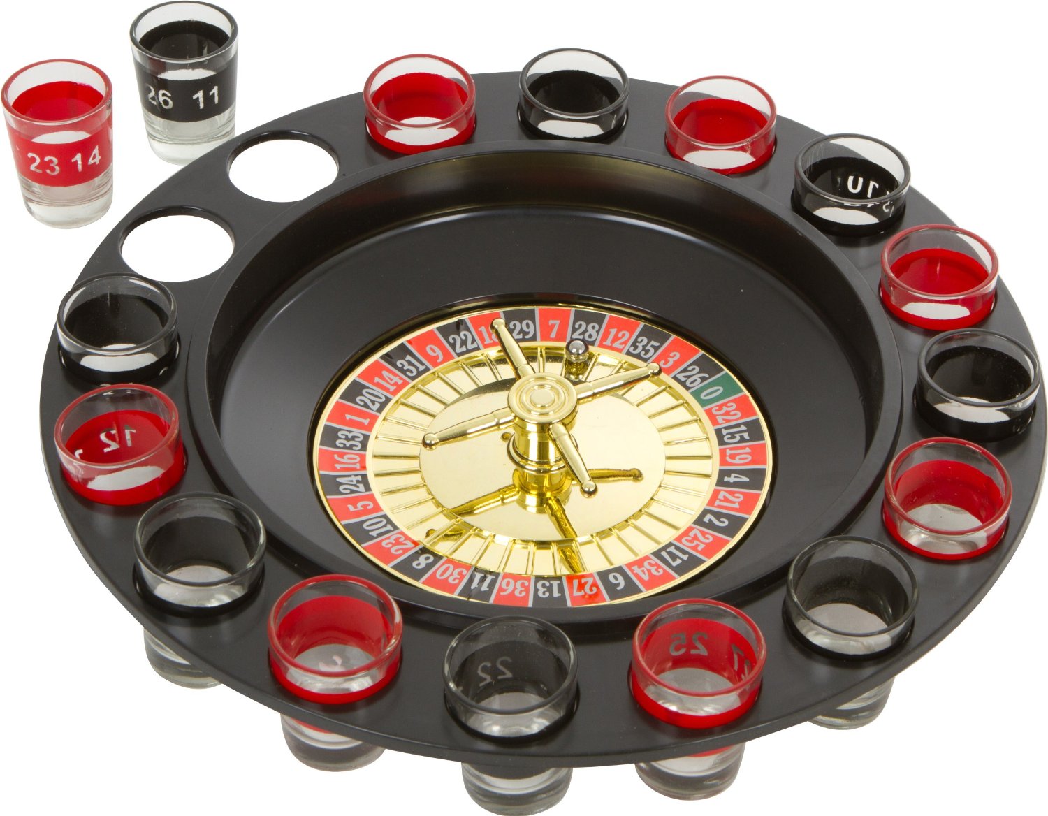 Glass Shot Roulette Adult Drinking Game