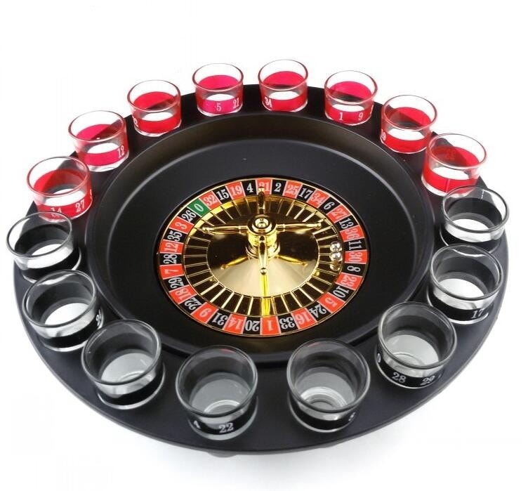 Glass Shot Roulette Adult Drinking Game