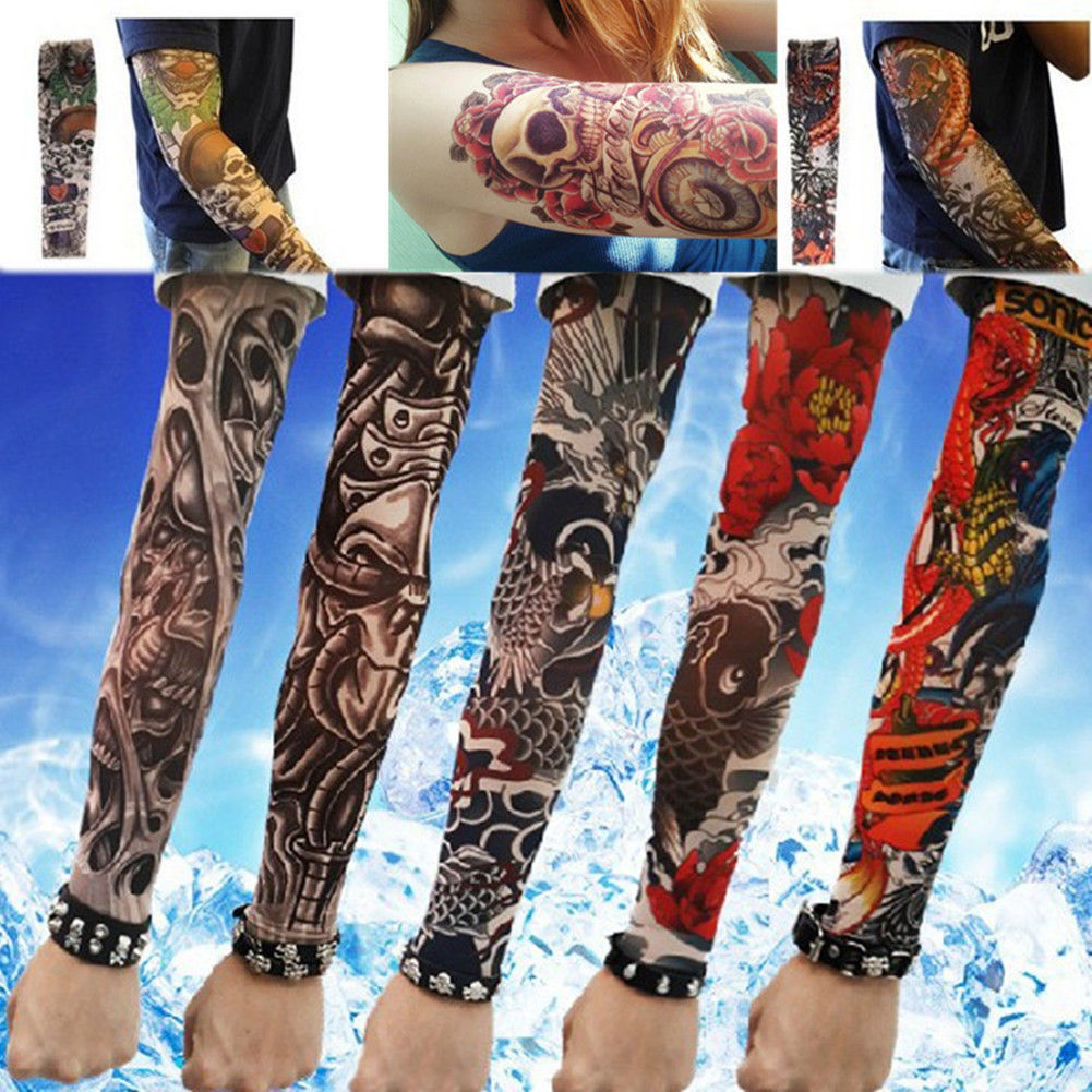Fake Tattoo Sleeve Full Arm Cover (6-Pack)