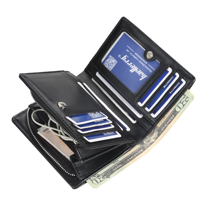 Mens Wallet with Coin Pouch