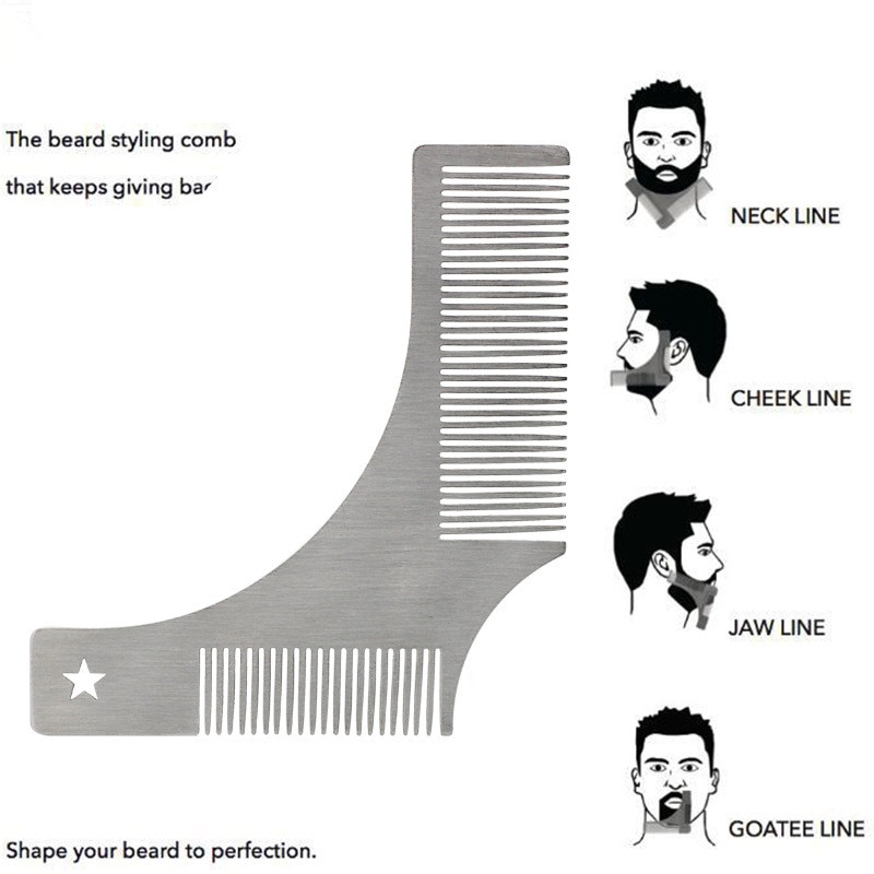 Beard Comb Shaper Shaving Template