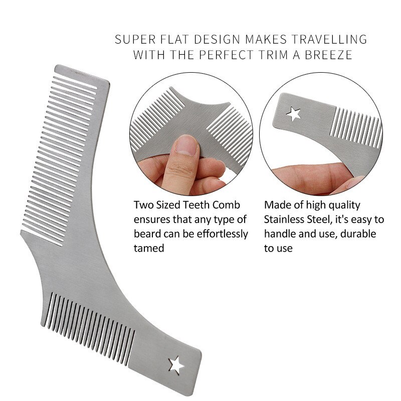 Beard Comb Shaper Shaving Template