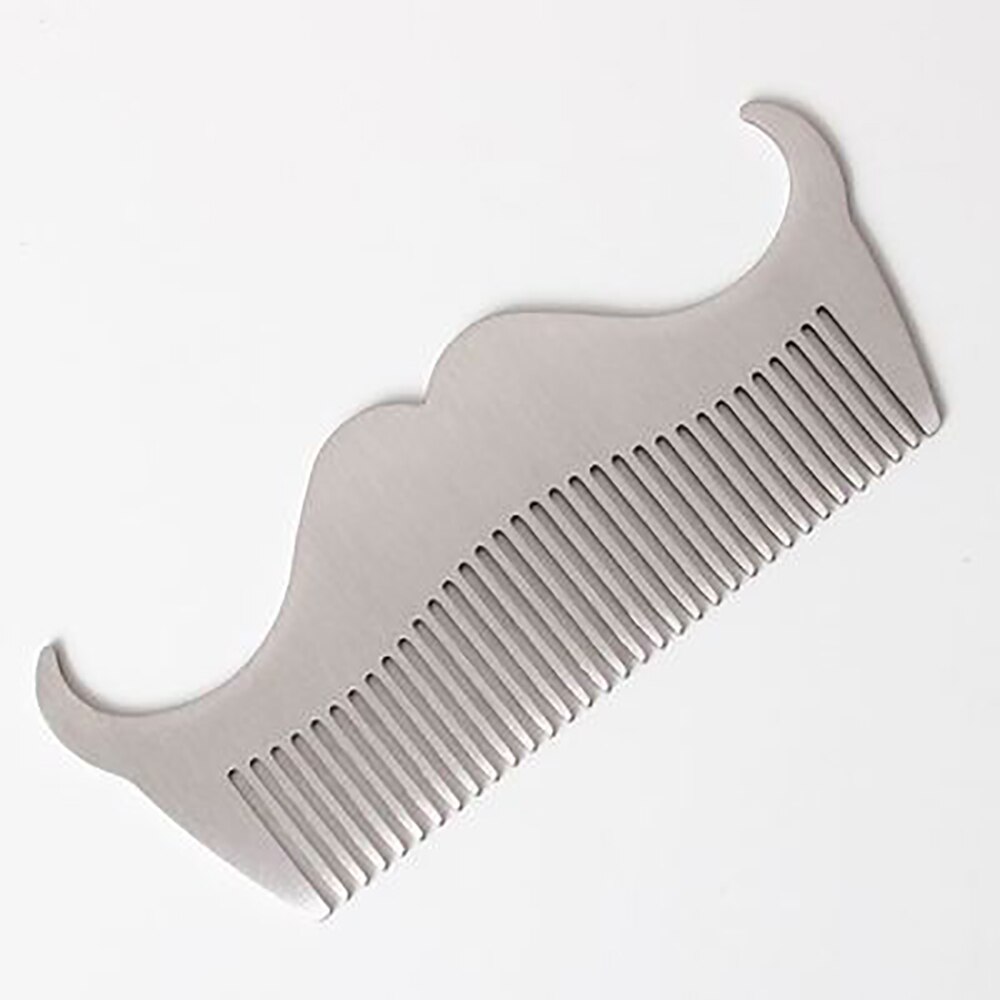 Mustache Comb Stainless Grooming Comb