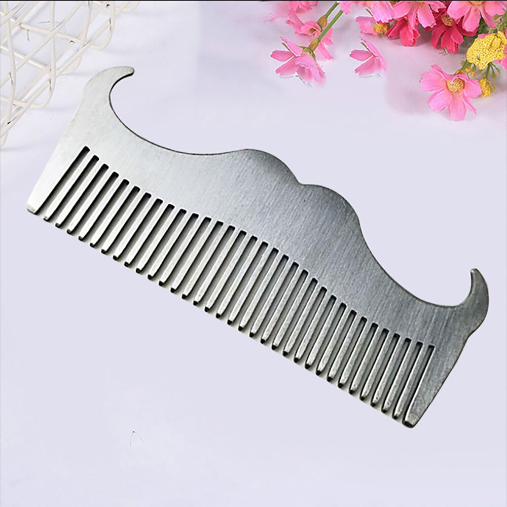 Mustache Comb Stainless Grooming Comb