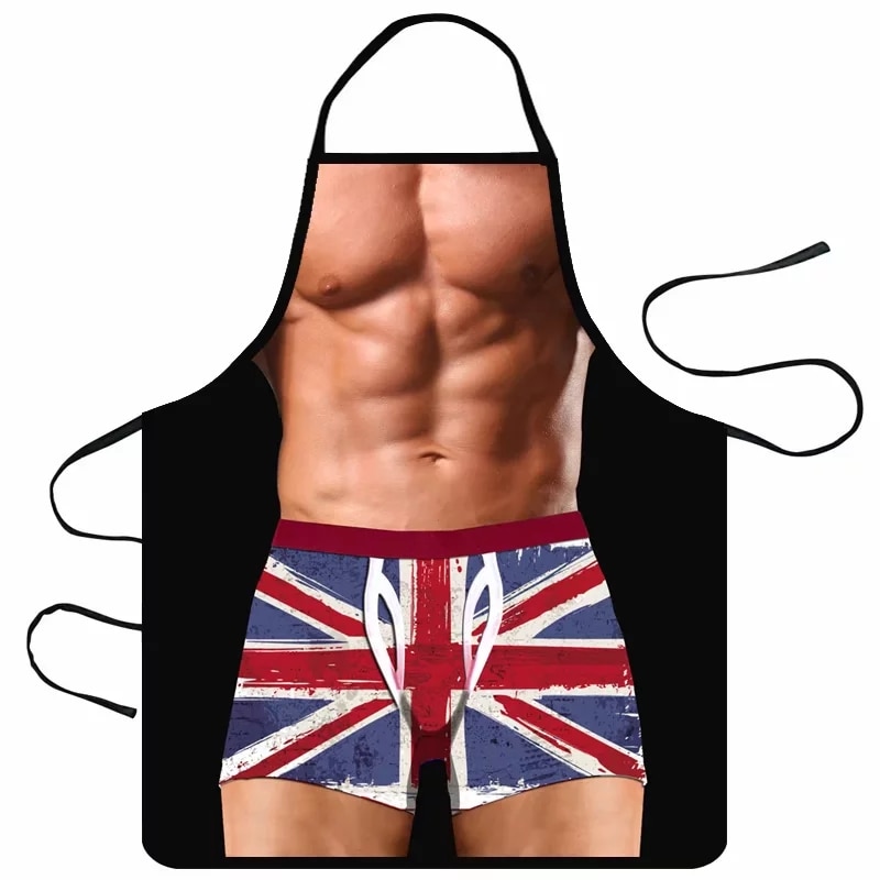 Funny Apron for Men Kitchen Attire