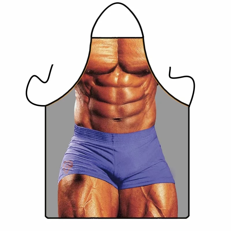 Funny Apron for Men Kitchen Attire