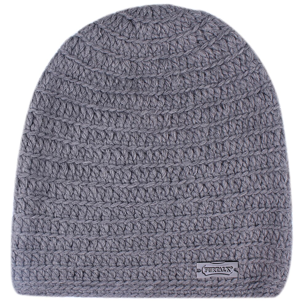 Knitted Beanie Hat Men’s Winter Cap