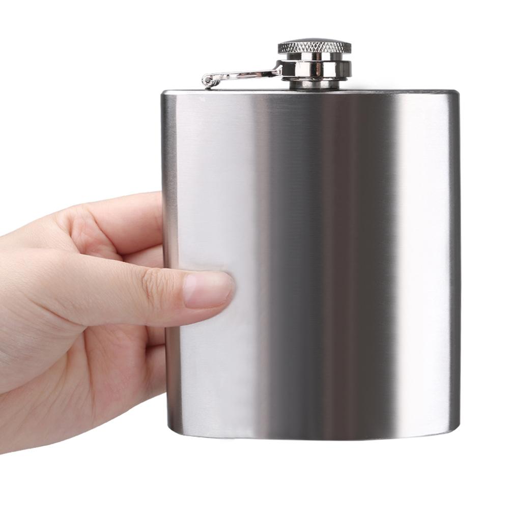 Alcohol Flask 4PC Stainless Steel Set