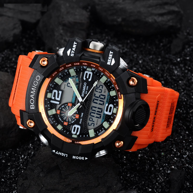 Wristwatch Rubber Digital Timepiece