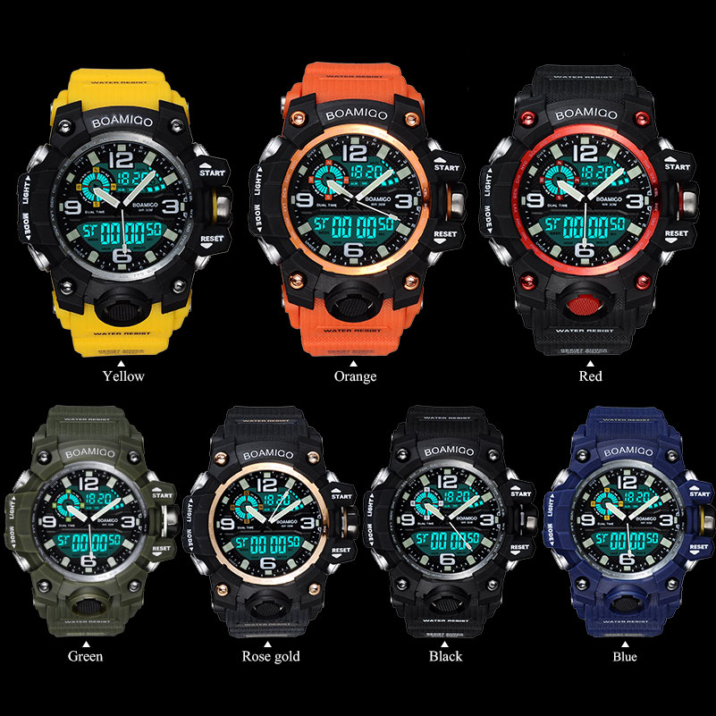 Wristwatch Rubber Digital Timepiece