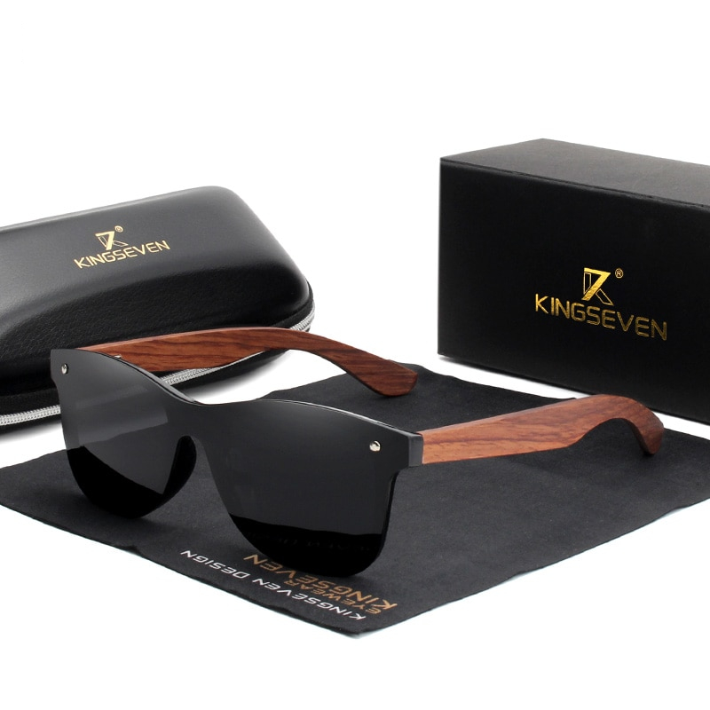 Sunglasses Men Polarized Wooden Fashion