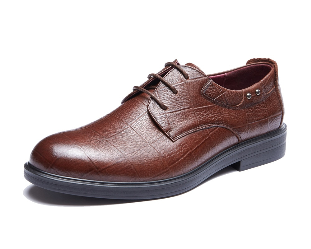 Genuine Leather Men Brogue Shoes