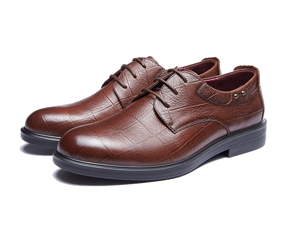 Genuine Leather Men Brogue Shoes