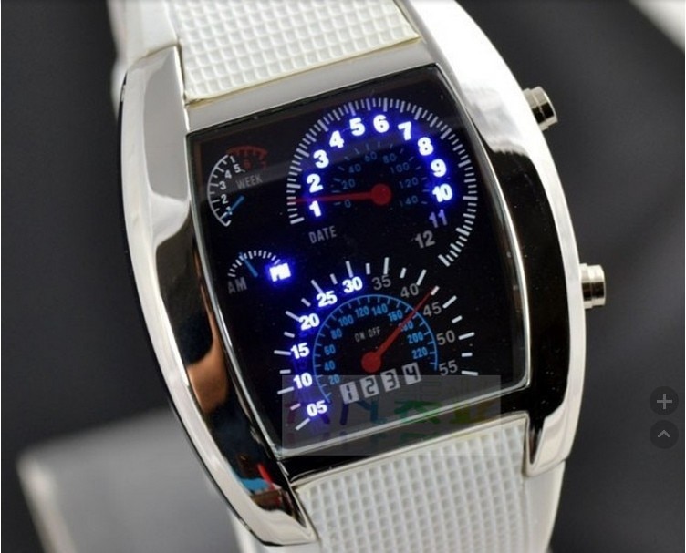 Digital Wrist Watch LED Band