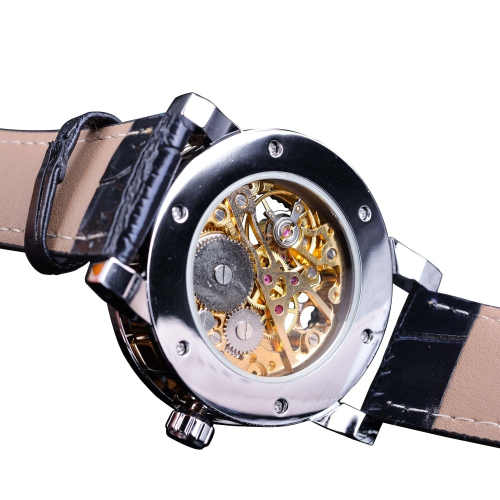 Skeleton Watch Rhinestone Timepiece