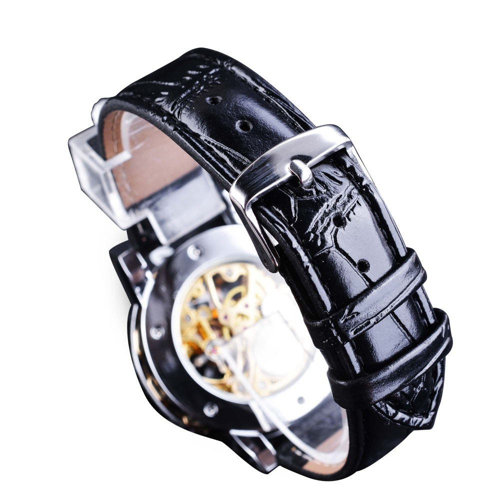 Skeleton Watch Rhinestone Timepiece