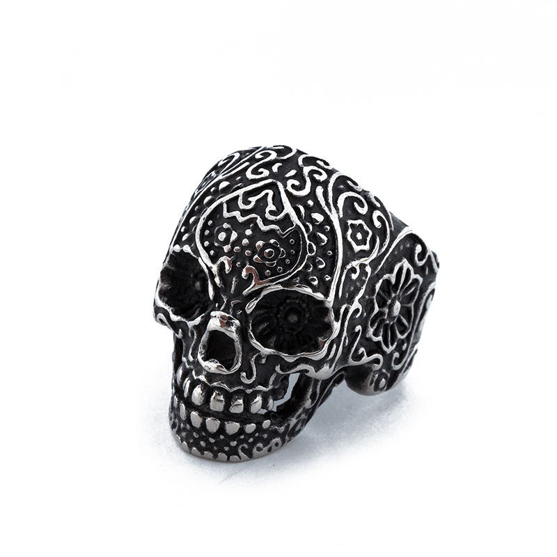 Skull Ring Dia De Los Muertos