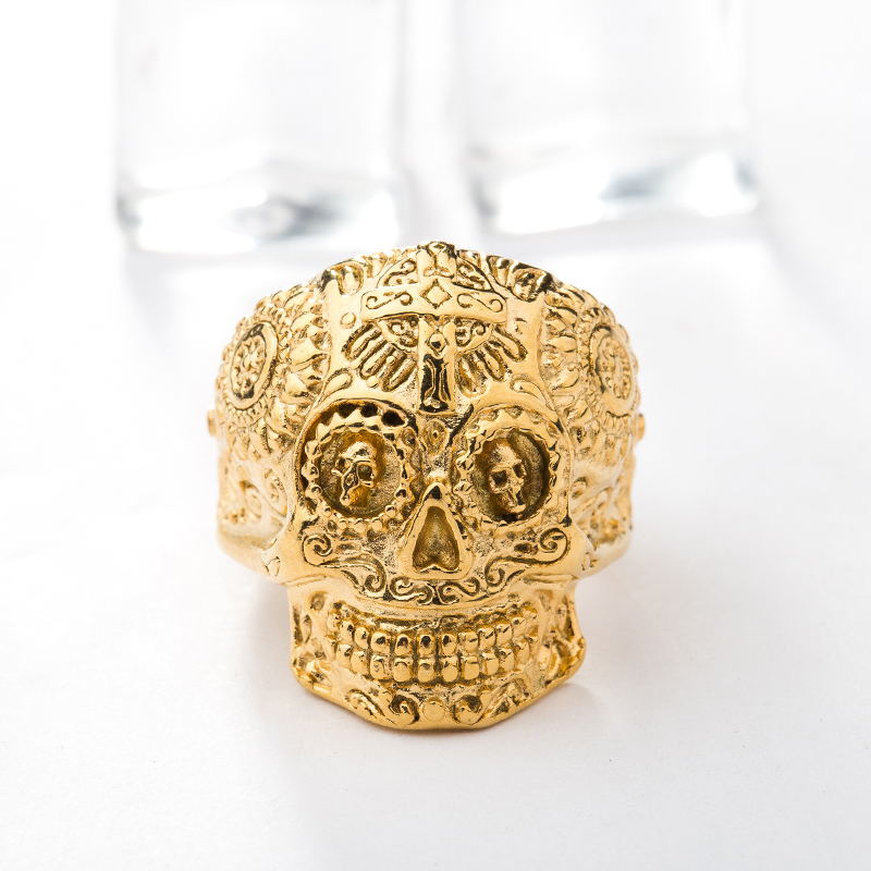 Skull Ring Dia De Los Muertos