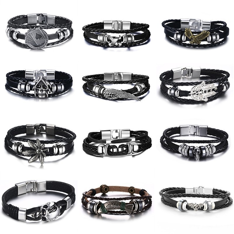 The Lucky Man’s Leather Bracelets