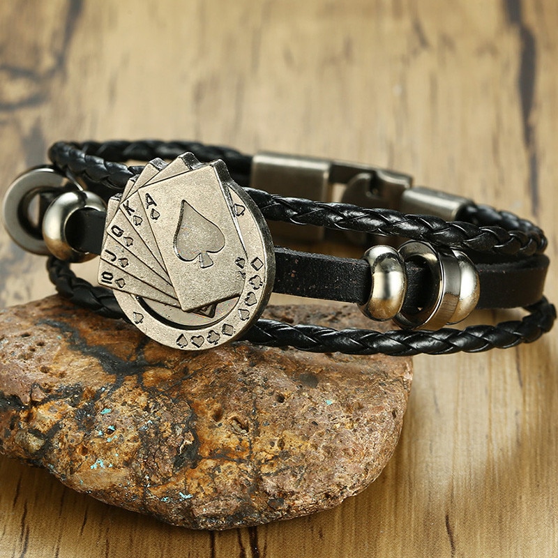 The Lucky Man’s Leather Bracelets