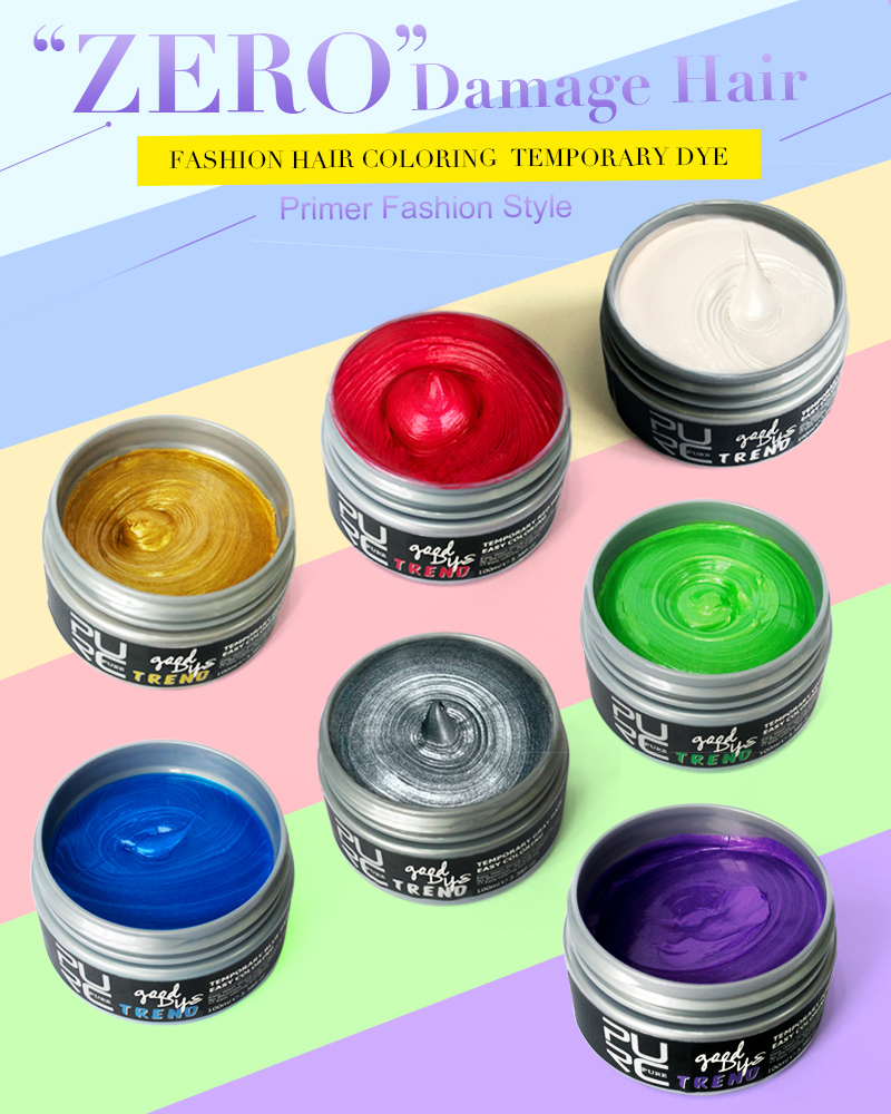 Washable Color Hair Styling Wax