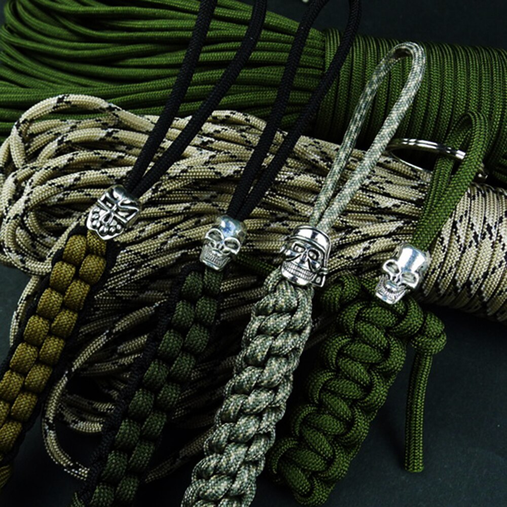 Metal Paracord Bracelet Charms (2pcs)